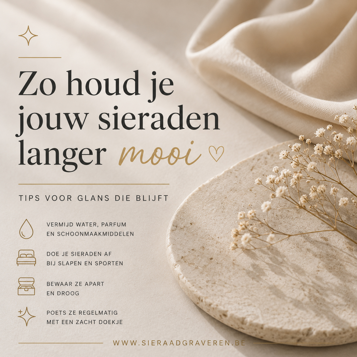 Zo houd je jouw sieraden langer mooi