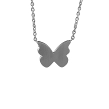 Zilveren vlinder ashanger met open askamer