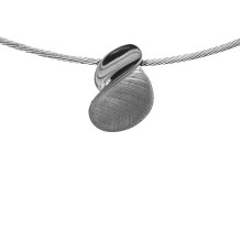 Zilveren designer ashanger met schroefdopje