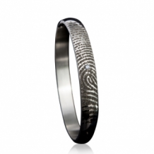 Scharnier afdruk armband met steen