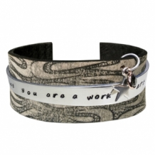 Armband Taboo Quote Taylor Sand