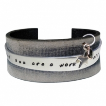 Armband Taboo Quote Taylor Vintage Black Sand