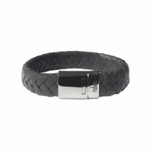 Leren armband Taboo Jack Donkergrijs