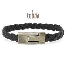 Taboo heren armband Bas black