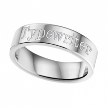 Gegraveerde ring staal