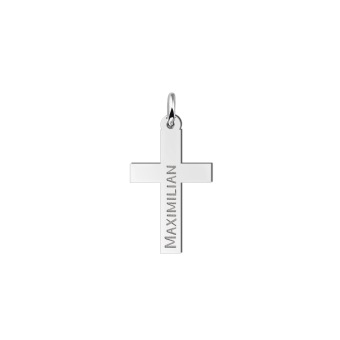 Gepersonaliseerd Kruisje Zilver – Uniek Communiegeschenk
