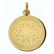 Gouden Dahlia hanger