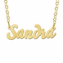Gouden naamketting