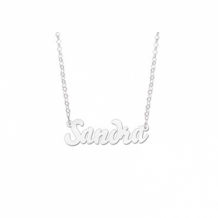 Naamketting zilver model Sandra