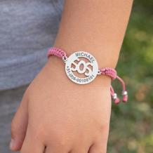 SOS kinderarmbandje roze