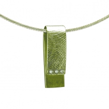 vingerafdruk ketting