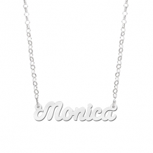 Zilveren naamketting Monica Names4ever