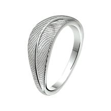 Zilveren vingerafdruk ring 6,5mm