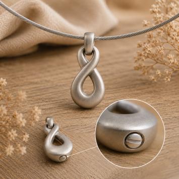 Ashanger infinity teken zilver