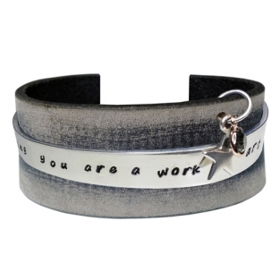 Armband Taboo Quote Taylor Vintage Black Sand