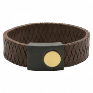 Dacaya Bulls Eye Dexter stoere gevlochten armband graveren