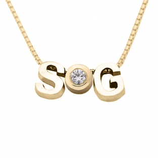 Gouen initial ketting