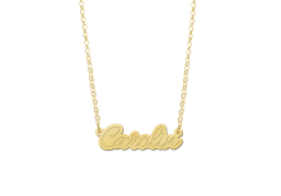 Naam ketting Carolin Names4ever goud