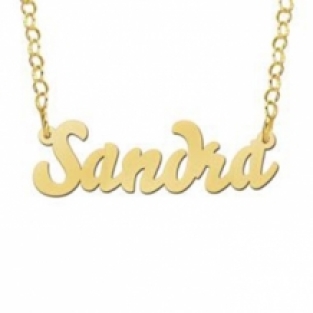 Gouden naamketting