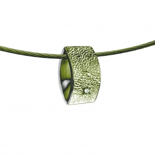 gouden vingerafdruk hanger