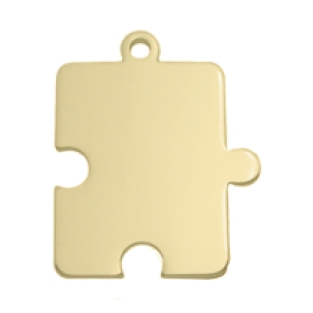 Hanger puzzel goud