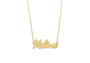 Naam ketting Melina Names4ever goud