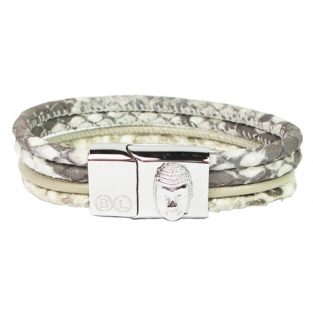 Leren dames armband B&L Buddha