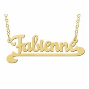 Gouden naamketting Names4ever Fabienne
