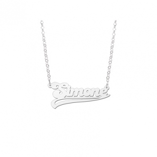 naamketting zilver Simone