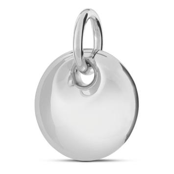 Ronde ashanger zilver 28mm