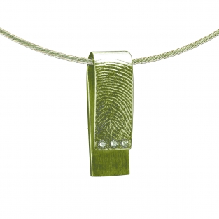 vingerafdruk ketting