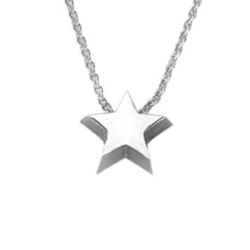 Initial ketting ster goud