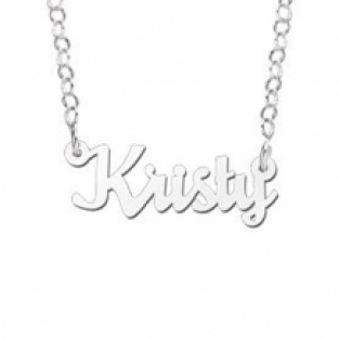 Zilveren naamketting Kristy Names4ever